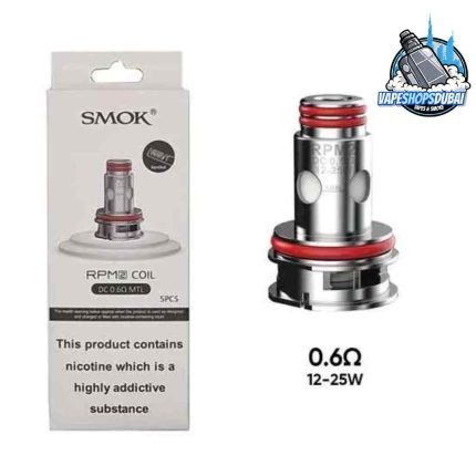 SMOK RPM 2 Coil DC MTL and Meshed Replacement Coils in Dubai RPM 2 DC MTL – 0.6Ω