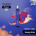 VUDU Filter 2500 Puffs Disposable - Energy drink