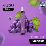 VUDU Filter 2500 Puffs Disposable - Grape ice