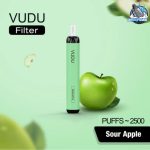 VUDU Filter 2500 Puffs Disposable - Sour apple