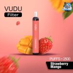 VUDU Filter 2500 Puffs Disposable - Strawberry Mango