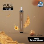 VUDU Filter 2500 Puffs Disposable - Vanilla caramel tobacco