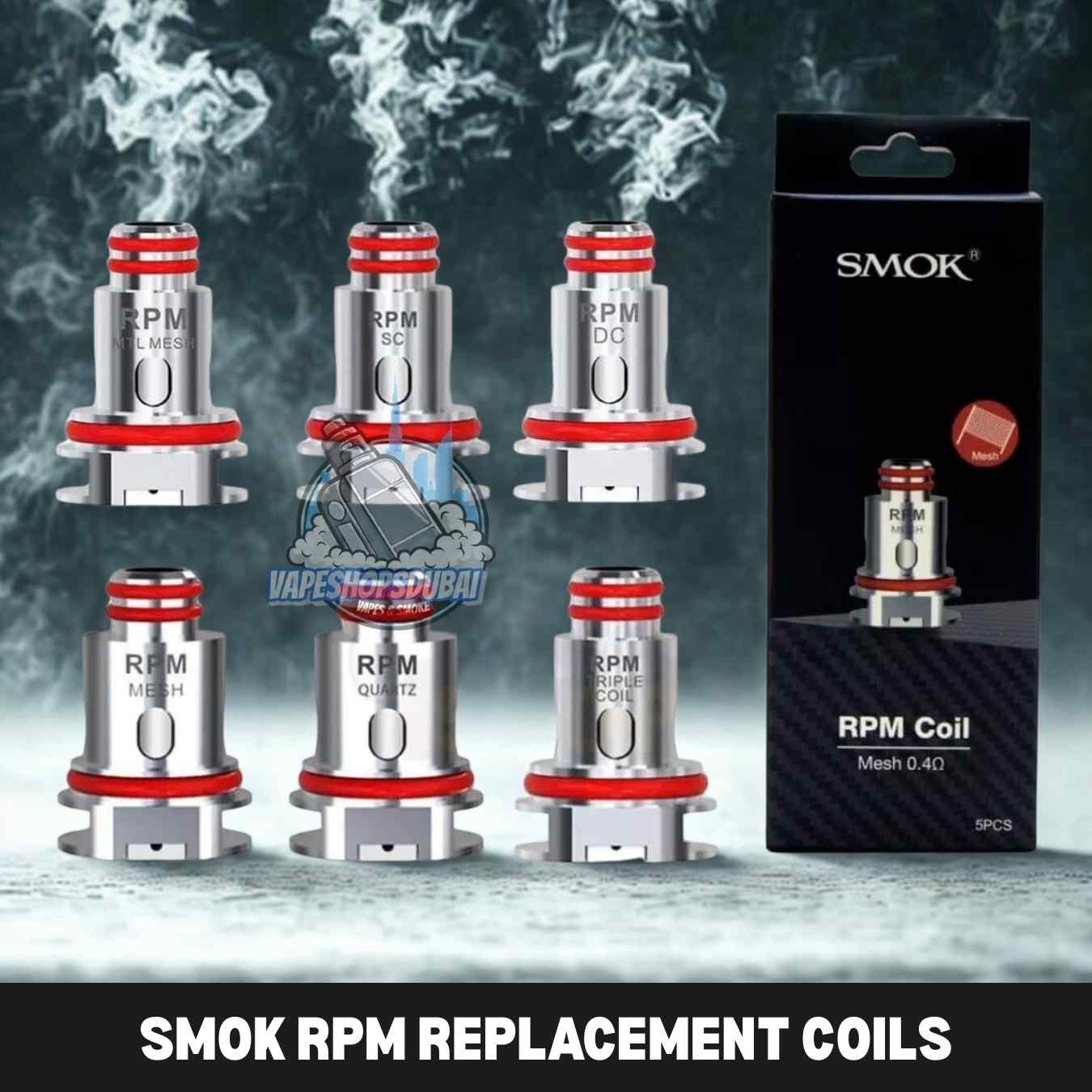 SMOK RPM Replacement Coils Price in Dubai SMOK RPM Replacement Coils Price in Dubai