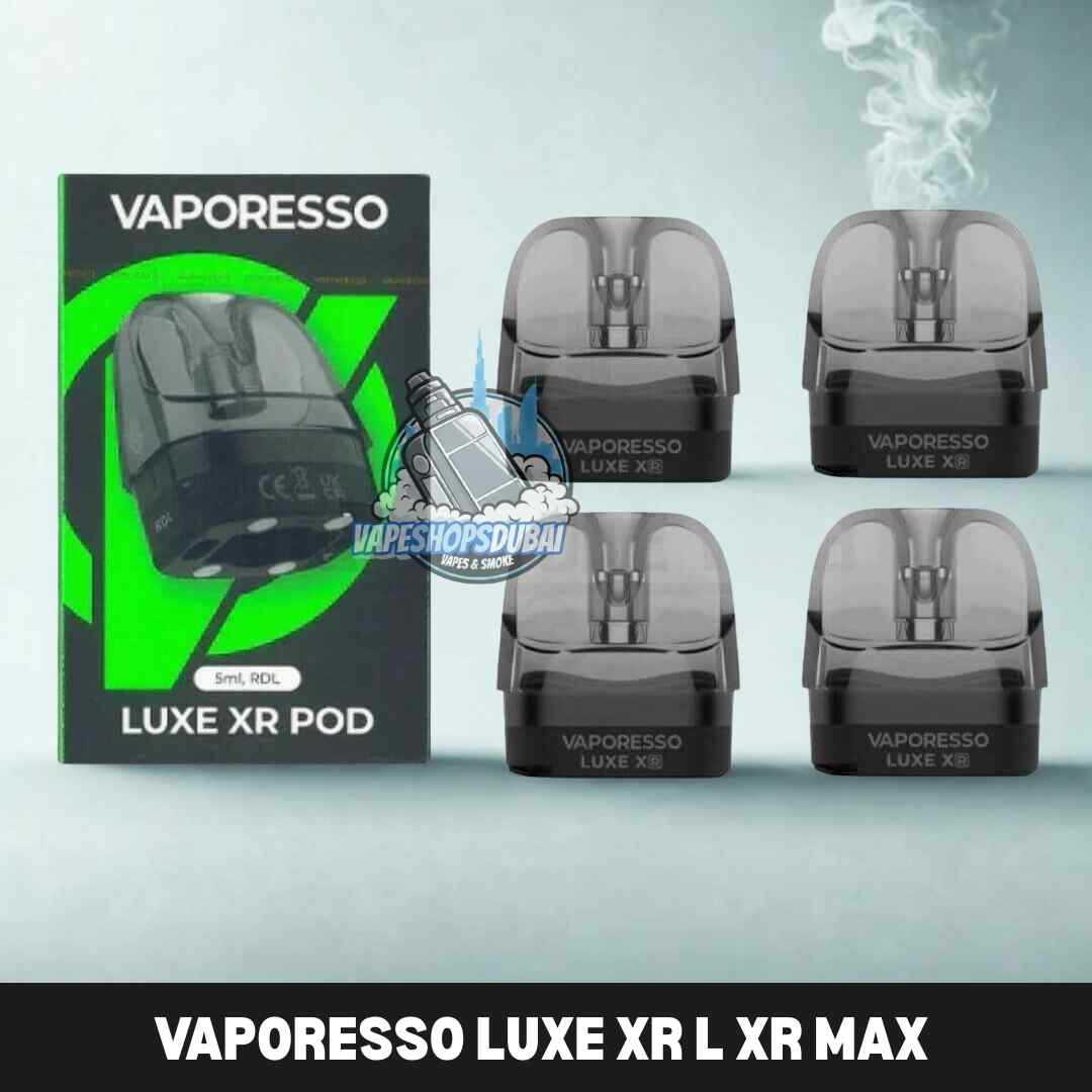 VAPORESSO Luxe XR l XR MAX Empty Pods RDL & MTL Pod Cartridge in Dubai VAPORESSO Luxe XR l XR MAX Empty Pods RDL & MTL Pod Cartridge in Dubai