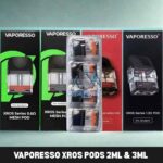 VAPORESSO XROS Pods 2ml & 3ml Replacement Pod Cartridge in Dubai
