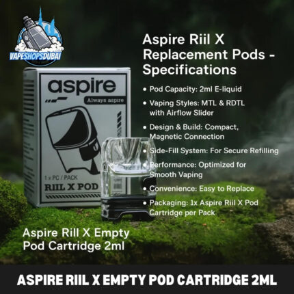 Aspire Riil X Empty Pod Cartridge 2ml In Dubai