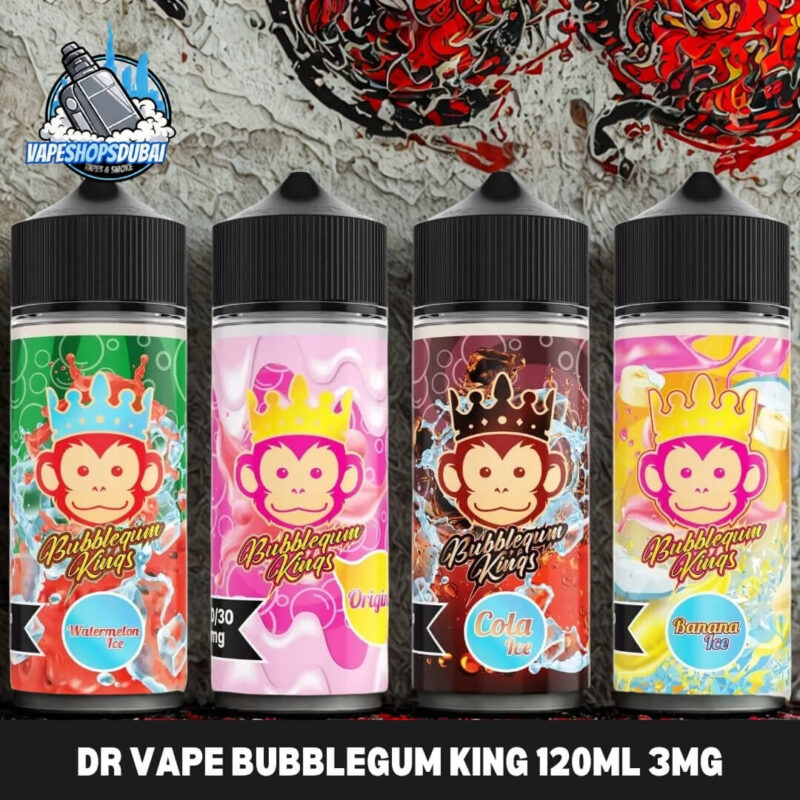 Dr Vape Bubblegum King 120ml 3mg E Liquid in Dubai, UAE