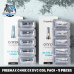 FREEMAX Onnix OX DVC Coil Pack – 5 Pieces Dual Vertical Coil Mesh Coils in Dubai, UAE