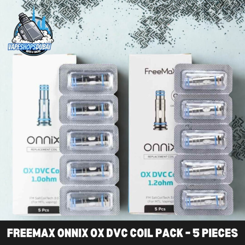 FREEMAX Onnix OX DVC Coil Pack – 5 Pieces Dual Vertical Coil Mesh Coils in Dubai, UAE