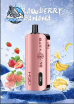 HQD Glaze Plus 12000 Puffs 50MG Nicotine Dual Mesh Coil Disposable Vape In UAE BANANA