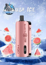 HQD Glaze Plus 12000 Puffs 50MG Nicotine Dual Mesh Coil Disposable Vape In UAE LUSH ICE
