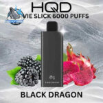 Hqd Cuvie Slick 6000 Puffs 50MG Nicotine In UAE Black Dragon