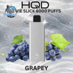 Hqd Cuvie Slick 6000 Puffs 50MG Nicotine In UAE Grapey