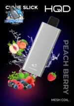 Hqd Cuvie Slick 6000 Puffs 50MG Nicotine In UAE Peach Berry