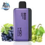 Hqd Miracle 8000 Puffs Zero Nicotine (0%) Disposable In UAE grape
