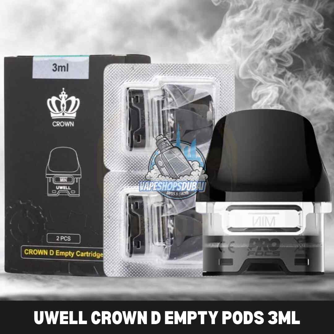 UWELL Crown D Empty Pods 3ml Replacement Pod Cartridge in Dubai UWELL Crown D Empty Pods 3ml Replacement Pod Cartridge in Dubai