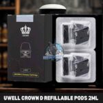 UWELL Crown D Refillable Pods 2ML Replacement Pod Cartridge in Dubai