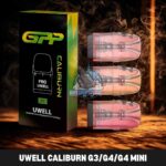 Uwell Caliburn G3/G4/G4 Mini Compatible GPP 3ml Pod Cartridge in Dubai Uwell Caliburn G3/G4/G4 Mini Compatible GPP 3ml Pod Cartridge in Dubai