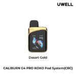 Uwell Caliburn G4 Pro Koko Kit 2000mAh 35W In Dubai desert gold