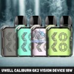 Uwell Caliburn GK2 Vision device 18W 690mAh Pod System in Dubai