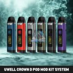 Uwell Crown D Pod Mod Kit System 1100mah 3ml In Dubai