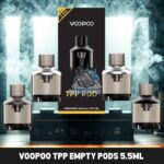 VOOPOO TPP Empty Pods 5.5ml Replacement Pods in Dubai