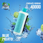 VOZOL Gear Hookah 40000 Puffs Disposable Vape 5mg in the UAE blue mojito