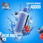 VOZOL Gear Hookah 40000 Puffs Disposable Vape 5mg in the UAE blue razz ice