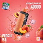 VOZOL Gear Hookah 40000 Puffs Disposable Vape 5mg in the UAE peach ice