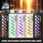 VOZOL Gear Shisha 25000 puffs Dual Mode 5MG Nicotine In UAE