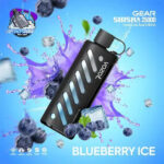 VOZOL Gear Shisha 25000 puffs Dual Mode 5MG Nicotine In UAE Blueberry Ice