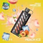 VOZOL Gear Shisha 25000 puffs Dual Mode 5MG Nicotine In UAE Peach Ice