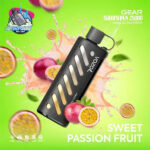 VOZOL Gear Shisha 25000 puffs Dual Mode 5MG Nicotine In UAE Sweet Passion Fruit
