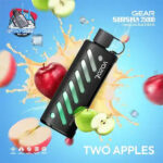 VOZOL Gear Shisha 25000 puffs Dual Mode 5MG Nicotine In UAE Two Apple