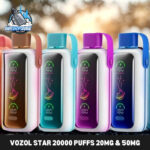 VOZOL Star 20000 Puffs 20MG & 50mg Disposable Vape in Dubai