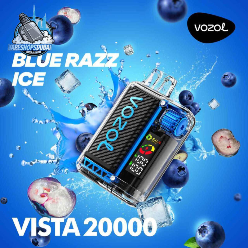 VOZOL Vista 20000 Puffs Disposable Vape in Dubai BLUE RAZZ ICE