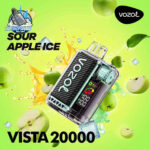 VOZOL Vista 20000 Puffs Disposable Vape in Dubai SOUR APPLE ICE