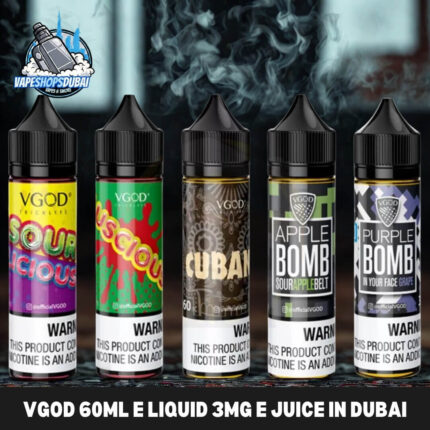 Vgod 60ml E Liquid 3MG E Juice – Vape Juice in Dubai, UAE