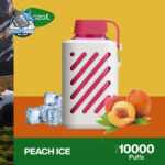Vozol Gear 10000 Puffs Zero(0%) Nicotine Vape In UAE Peach Ice