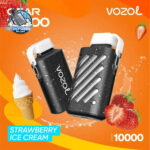 Vozol Gear 10000 Puffs Zero(0%) Nicotine Vape In UAE Strawberry Ice Cream