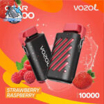 Vozol Gear 10000 Puffs Zero(0%) Nicotine Vape In UAE Strawberry Raspberry