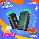 Vozol Gear 10000 Puffs Zero(0%) Nicotine Vape In UAE Watermelon BubbleGum