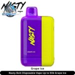 nasty bolt 50000 puffs 50mg nicotine disposable vape in uae grape ice