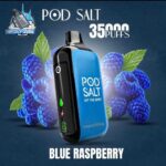 pod salt 35000 puffs 20mg nicotine disposable vape in dubai blue raspberry