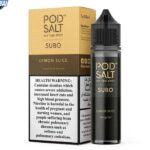 pod salt subo 3mg 50ml e juice in dubai lemon slice