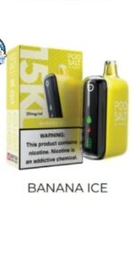podsalt 15000 puffs 20mg nicotine disposable vape in uae banana ice
