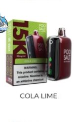 podsalt 15000 puffs 20mg nicotine disposable vape in uae cola lime