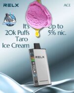 relx ace 20000 puffs 50mg disposable vape in uae ice cream