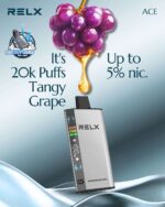 relx ace 20000 puffs 50mg disposable vape in uae tangy grape