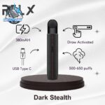 relx artisan vape kit 380mah in uae dark stealth